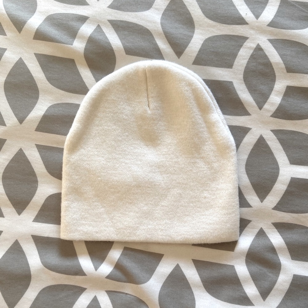 White beanie